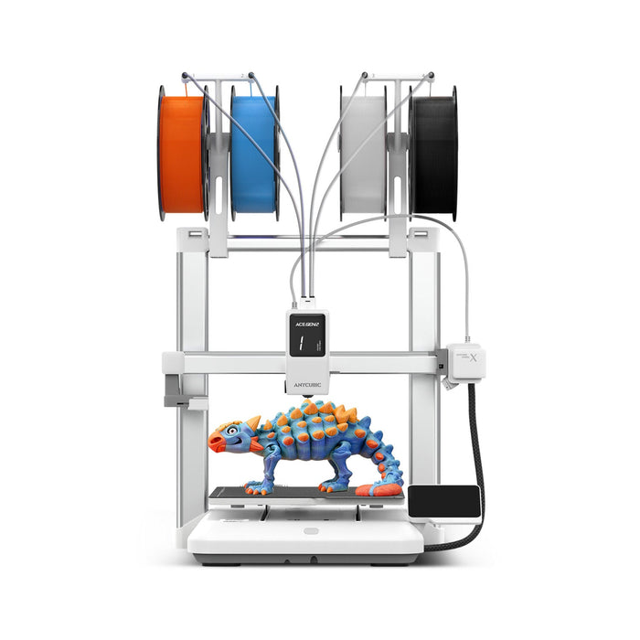 Anycubic Kobra X 4-Color Built-in 3D Printer, Perfect First Layer, Quiet Printing, Stable Printing, Easy to Use for Beginners